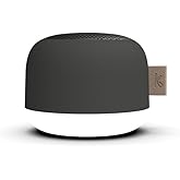 KREAFUNK Alight Portable Bluetooth Speaker and Lamp, Water Resistant (IPX5), Up to 15 Hours of Rechargeable Wireless Play and Light, Wireless Speaker for iPhone and Android (Black)