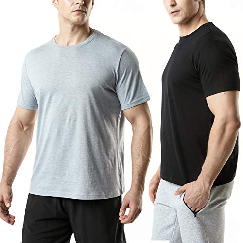 image for TSLA Men's (Pack of 2) FlexDri Short Sleeve T-Shirt Athletic Cool Runn