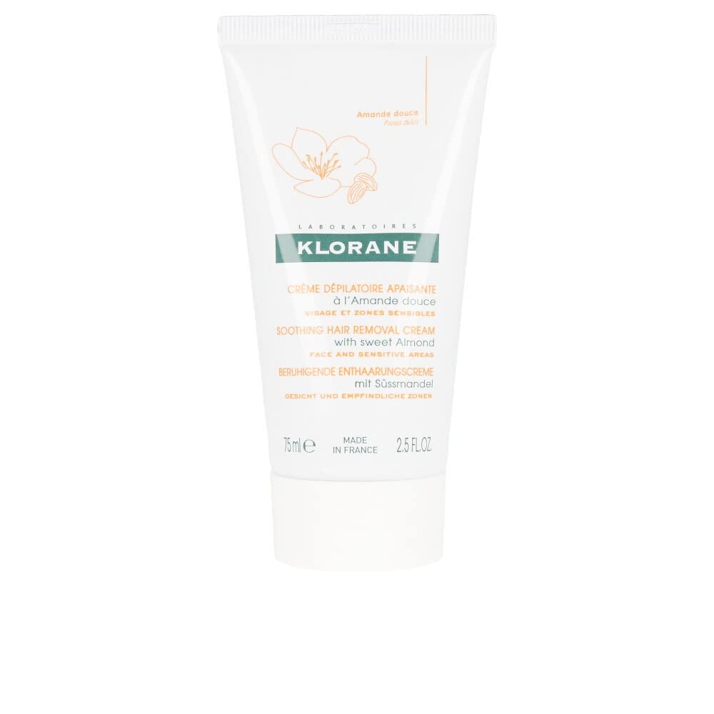 Klorane Soothing Hair Removal Cream with Sweet Almond 75 ml