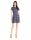 Shoshanna Women's Chambray Eyelet Mika Dress