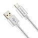 OoRange Travel Wall Charger Adapter with 2 Nylon Braided Micro USB Cables, 3 Foot
