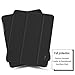 INFILAND S3 9.7 Case, Slim Tri-Fold Shell Cover with S Pen Protective Holder for S3 9.7-Inch Tablet SM-T820/ T825/ T827 2017 Release Auto Wake/Sleep, Black
