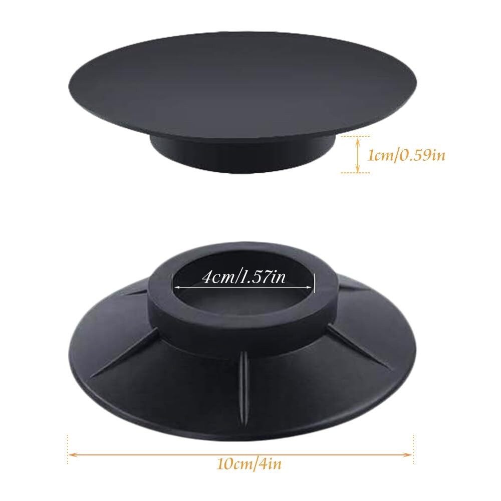 Gwolf schwingungsdämpfer waschmaschine 4 stück antivibrationsmatte waschmaschine - verhindern, dass sich die Waschmaschine bewegt - vibrationsdämpfer waschmaschine für Waschmaschinen & Trockner 2