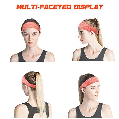 isnowood Sweat Bands Headbands for Women Workout Headbands Non Slip Head Bands for Yoga Running Sports Gym - Image 6