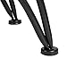 Dazone® Wrought Iron Pot Plant Stand for Three Plants Indoor or Outdoor Garden Patio Decor Arch Design Black