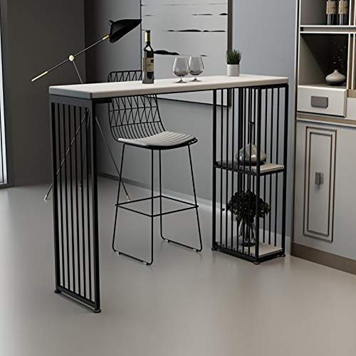 Stehtisch Konsolentisch Sofa Entryway Tisch mit Metallrahmen for eine Küche Frühstück Nooks Restaurants Lounges oder… – Bild 5