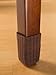 The Original Furniture Sock. Medium/Brown-NancyProtectz Patented with Grips/Furniture Chair Leg Hardwood Floor Protectors.