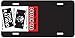 Chroma 001438 Black Blank Metal Tag License Plate