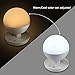 [Upgraded Version] Idealeben Children's LED Bedside Lamp Dimming Touch Night Light / Reading Lights / Camping Lamp (Spherical,White, Warmwhite,Built-in 2200mAh Battery)