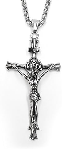 FYWIN jewelry cross pendant stainless steel material, Christian prayer is available.
