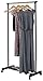 Simple Houseware Portable Closet Hanging Clothing Garment Rack with Wheels