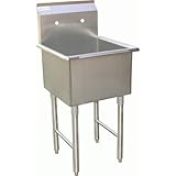 ACE 1 Compartment Stainless Steel Commercial Food Preparation Sink 18