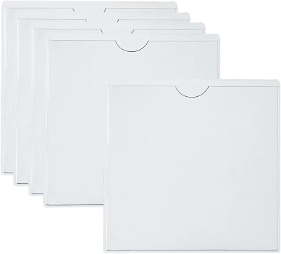 Guagua Parking Permit Holder 2 Pack 10.5 x 10.5 cm Clear Water Resistant