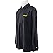 NIKE Men's Victory Long Sleeve Polo, Black/White, XX-Large
