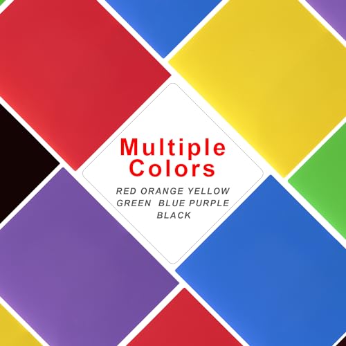 Aegero Plastic Folders with Pockets (7 Pack, Assorted Colors), Durable Heavy Duty File Folders with Business Card Slot, 2-Pocket Folder for Schoolwork & Office,Letter Size…