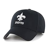 OTS NFL New Orleans Saints All-Star Adjustable Hat, Black & White, One Size