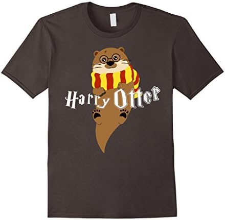 Mens Harry Otter T-shirt 3XL Asphalt