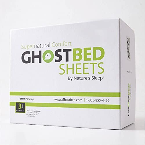 GhostBed King Cooling Supima Cotton and Tencel Luxury Sheet Set