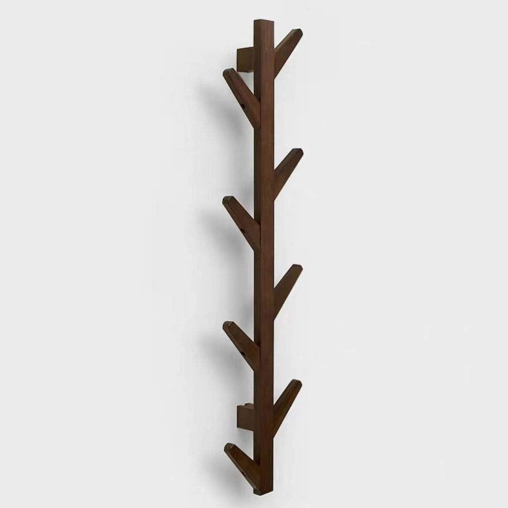 LYN Wall Coat Rack, Wooden Coat Rack Vintage Coat Hooks,Tray Coat Tree