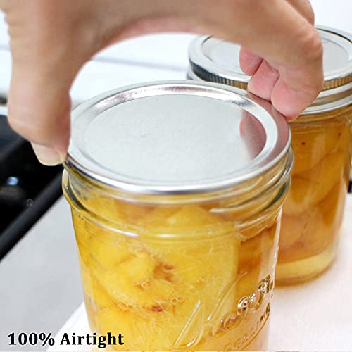 24Count Canning Lids Regular Mouth Canning Flats for Ball, Kerr Jars