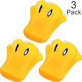 Blulu Duck Nose Costume Rubber Duck Nose Toy with Elastic Band Costume Halloween Cosplay Party Favor Accessories (3 Pieces)