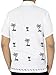 La Leela Men's Aloha Hawaiian Shirt Short Sleeve Button Down Casual Beach Party Blue