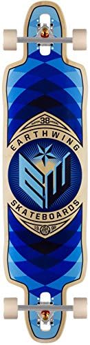 Earthwing Supermodel 2016 Drop Thru Blue Complete Longboard New