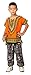 Lofbaz Unisex Child Traditional African Printed Dashiki Orange M