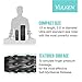 Vulken 13” Vibrating Foam Roller 4 Speed High Intensity Deep Tissue Fitness Massager for Muscle Recovery Trigger Point Therapy, Myofascial Release.