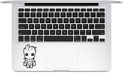 3J Trading Cute Baby Groot (V2) From Guardians Of The Galaxy The Marvel Trackpad Keyboard Macbook Decal Vinyl Sticker Apple Mac Air Pro Laptop Sticker