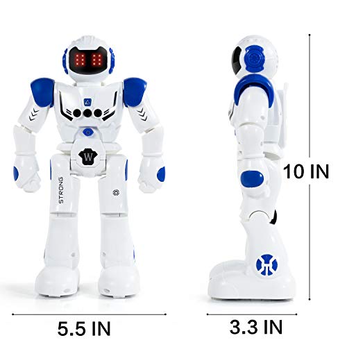 image for KINFAYV Remote Control Robot Toy for Kids - RC Smart Programmable Rec