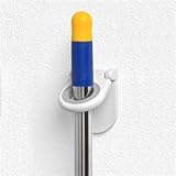 Spectrum Mop & Broom Holder Color: White 2 Pack