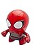 BulbBotz Marvel Spider Man Kids Light Up Alarm Clock | red/blue | plastic | 7.5 inches tall | LCD display | boy girl | official