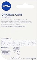 NIVEA Lip Balm Original Care 4.8g Protecting Hydrating Lip Moisturiser Shea view 2