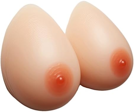 Aintle Silicone Breast Form Fake Boob for Mastectomy Crossdresser 1 Pair (XL(2.20lb/pair-36DD/38D/40C/44A))