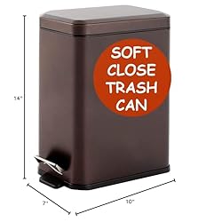 Homie Soft Close, Slim Trash Can 3.2 Gallon with