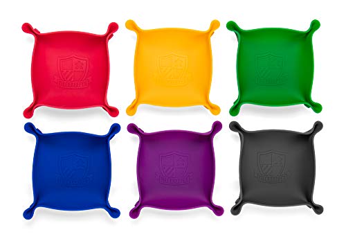 Piecekeeper Board Game Storage Bowls, 6-Pack | Portable Folding Tray Accessory Holds Tabletop Bits,  - //coolthings.us
