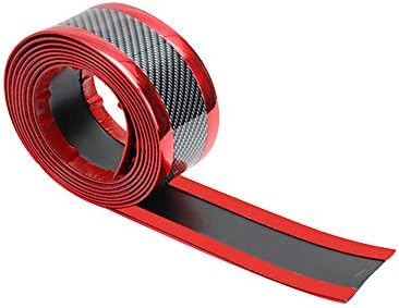 Turspit 1m Car Door Sill Protector,Car Front Rear Bumper Edge Guard Strip Auto Exterior Accessories