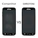 OMOTON Samsung Galaxy S7 Glass Screen Protector - [Full Coverage] [High Definition] [9H Hardness] [Bubble Free] Tempered Glass Screen Protector for Samsung Galaxy S7, Black