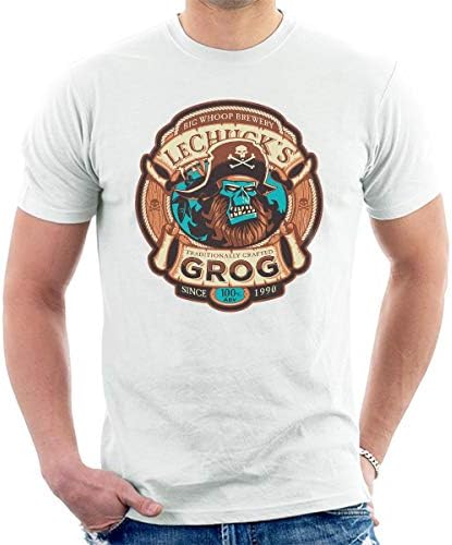 DCVZTEA Ghost Pirate Grog Monkey Island LeChuck Men's T-Shirt