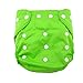 Iuhan New Newborn Baby Cloth Diaper Cover Adjustable Reusable Washable Nappy (Green)