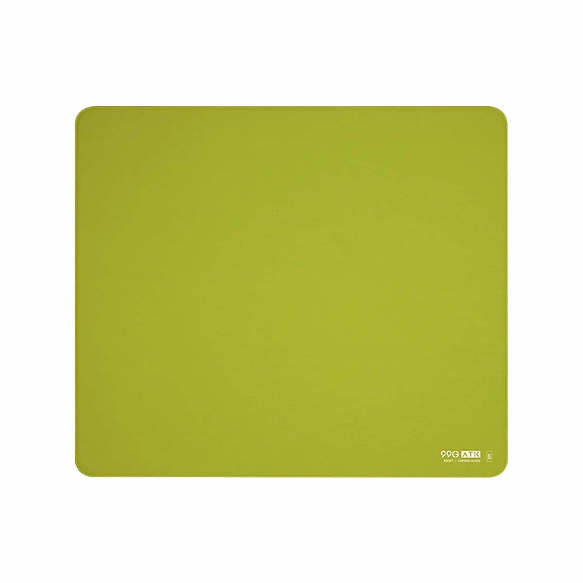 ATK 99G Air Alfombrilla de Ratón para Juegos, Ilustración Original, Borde Empotrado Ultra Estrecho, Base de Goma Antideslizante XSoft Duradera, Optimizada para Sensores de Juegos, para Gamer, Oficina y Hogar, 490×420×4mm - Verde Matcha