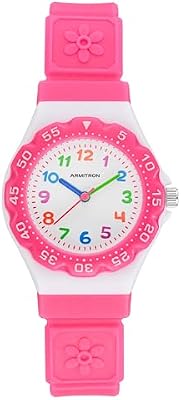 Sport Kids 27/1007 Reloj con Correa de Resina fácil de Leer, Rosa