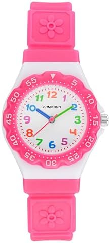 Sport Kids 27/1007 Reloj con Correa de Resina fácil de Leer, Rosa