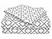 American Baby Company 100% Natural Cotton Percale Toddler Bedding Sheet Set, Gray Lattice, 3 Piece, Soft Breathable, for Boys and Girls