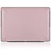 Kuzy Compatible with MacBook Pro 15.4 inch with Retina Display Older Model: A1398 Leather Hard Case Shell Cover 15 inch Leatherette, Baby Pink