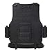 GZ XINXING Black Tactical Airsoft Paintball Vest with Tactical Belt
