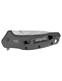 Kershaw 1776GRYBWST Gray Link Blackwash cuchillo serrado con SpeedSafe, gris