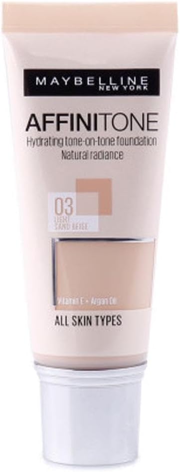 Maybelline Affinitone Unifying Foundation Cream 03 Light Sand Beige 30ml