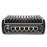 Firewall Micro Appliance with 6X Intel Gigabit Ports, Intel Celeron E3865U, AES-NI, Barebone